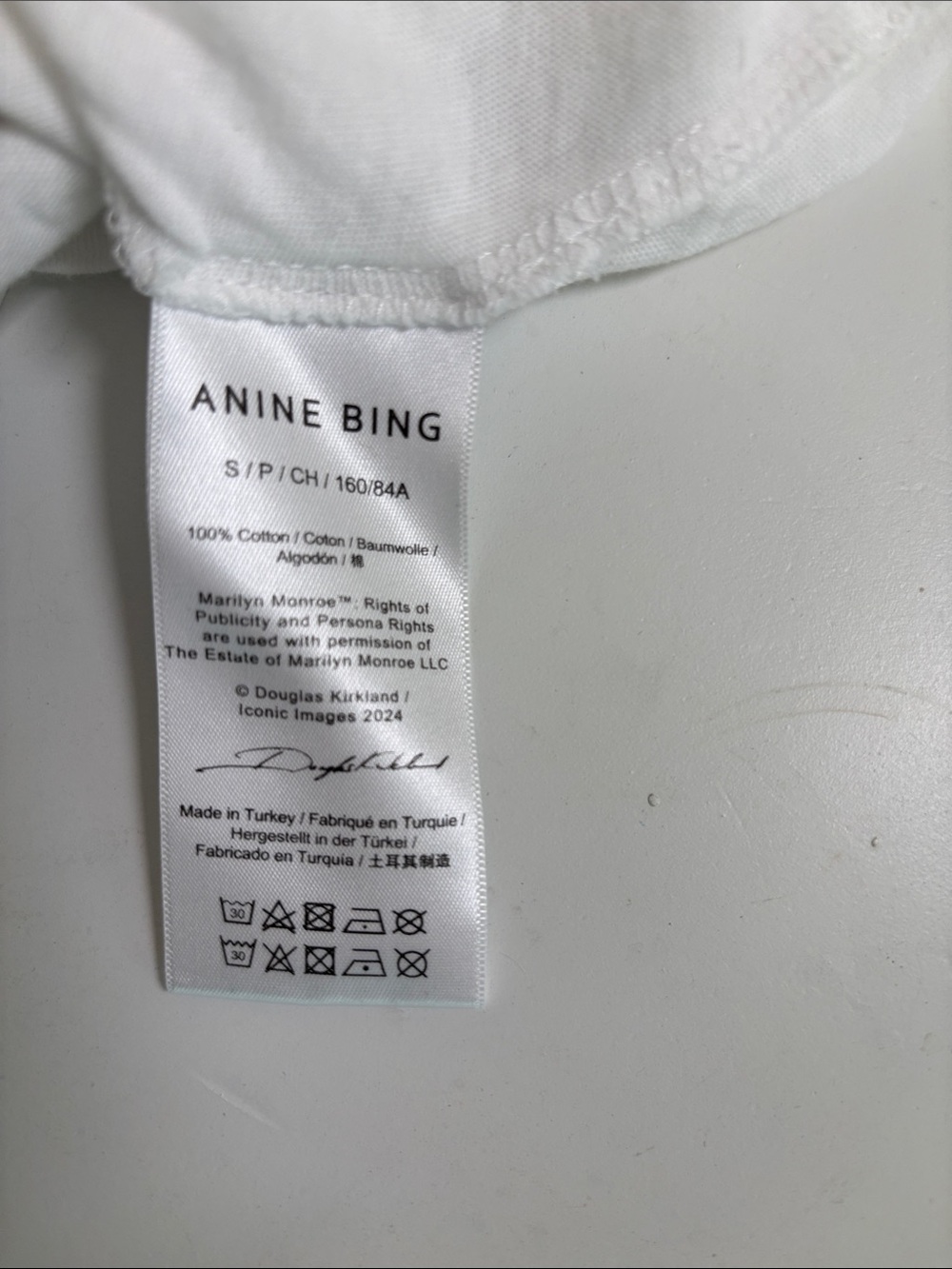 ANINE BING Lili Tee AB x MM x DK Marilyn Monroe Tee – Size Small – NWT - Picture 16 of 16